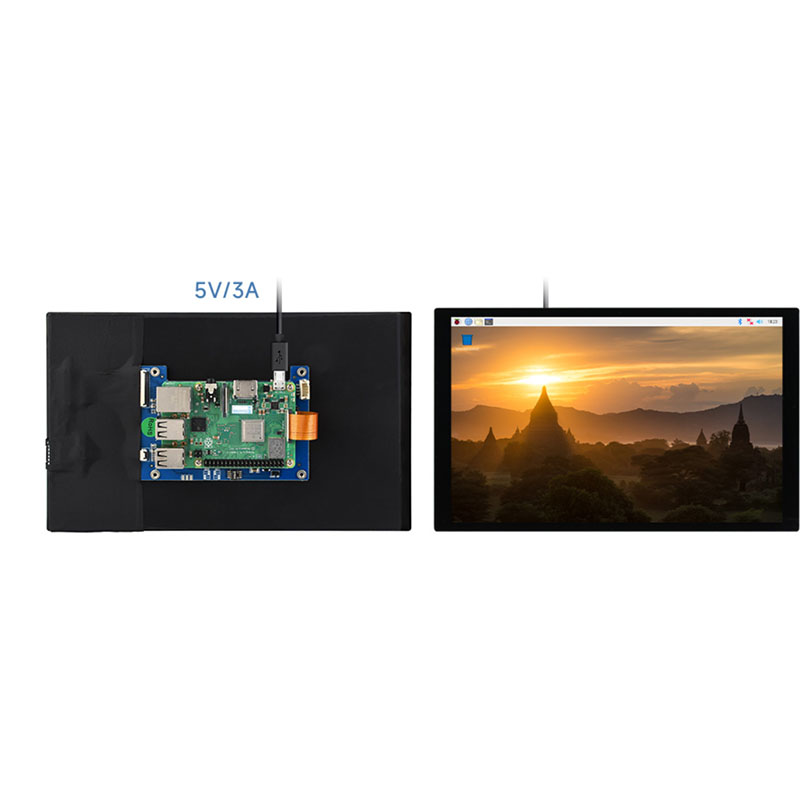 Raspberry Pi 5 - Pantalla Táctil DSI de 10.1 Pulgadas