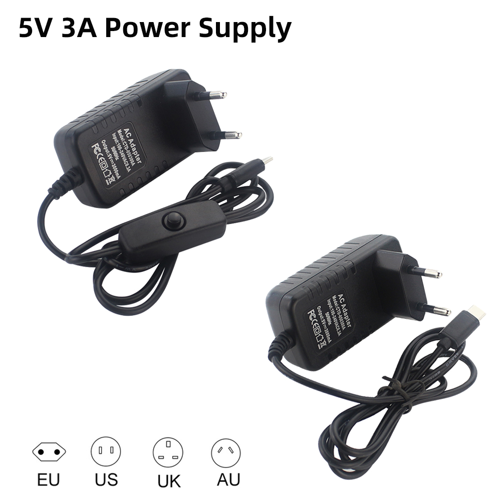 Pi Power Supply - Fuente de alimentación Raspberry Pi 4,