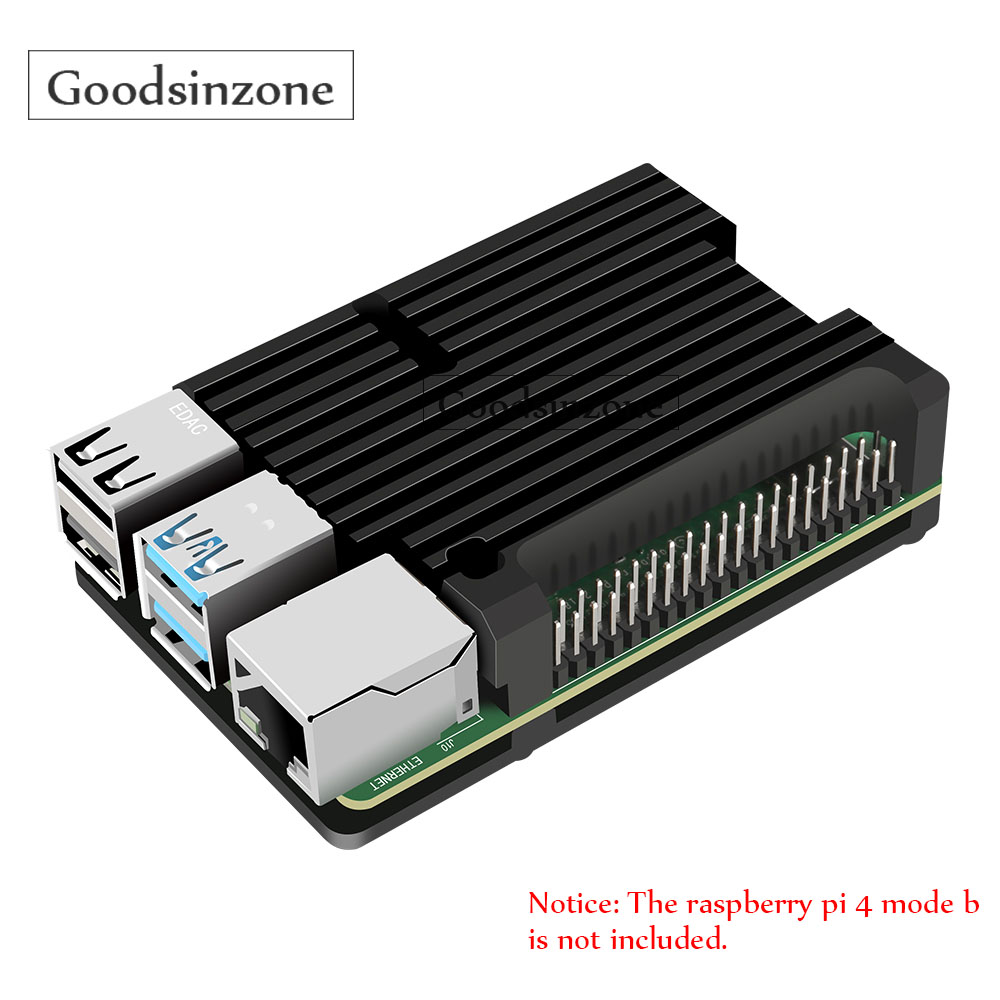 Pi 4 Case - Caja de aluminio Armor para Raspberry