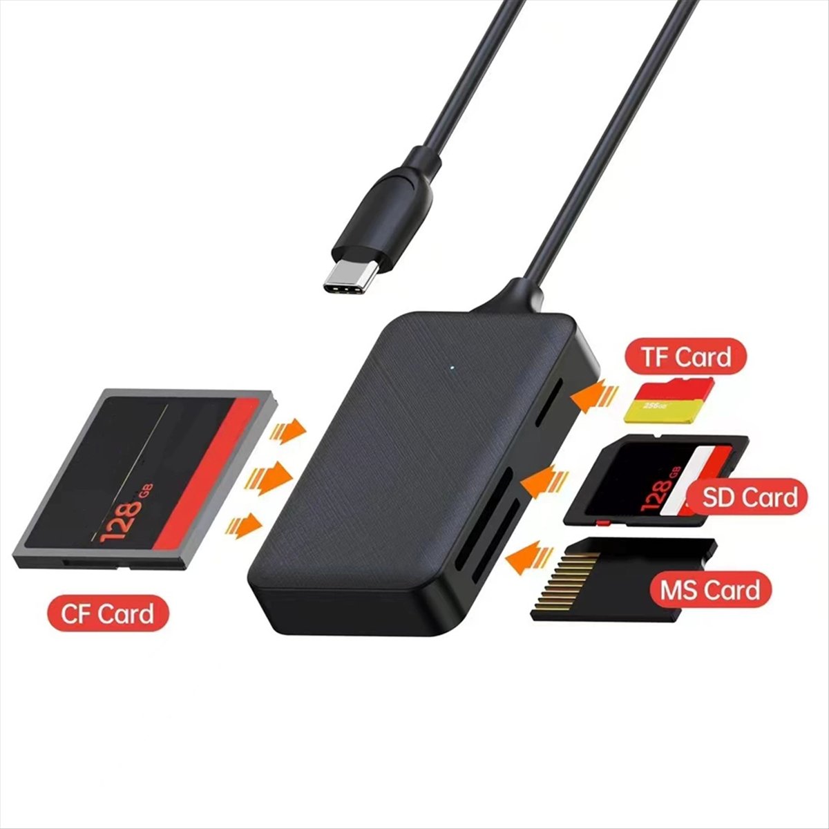 Micro Sd Card - (A60I) Lector de Tarjetas 4 en