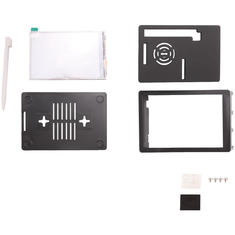 3 pantallas LCD TFT de 3,5 pul - Pi 4 Case reseña y precio