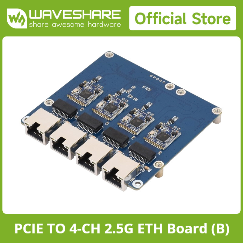 Placa Waveshare PCIe a Gigabit - Raspberry Pi 5 reseña y precio