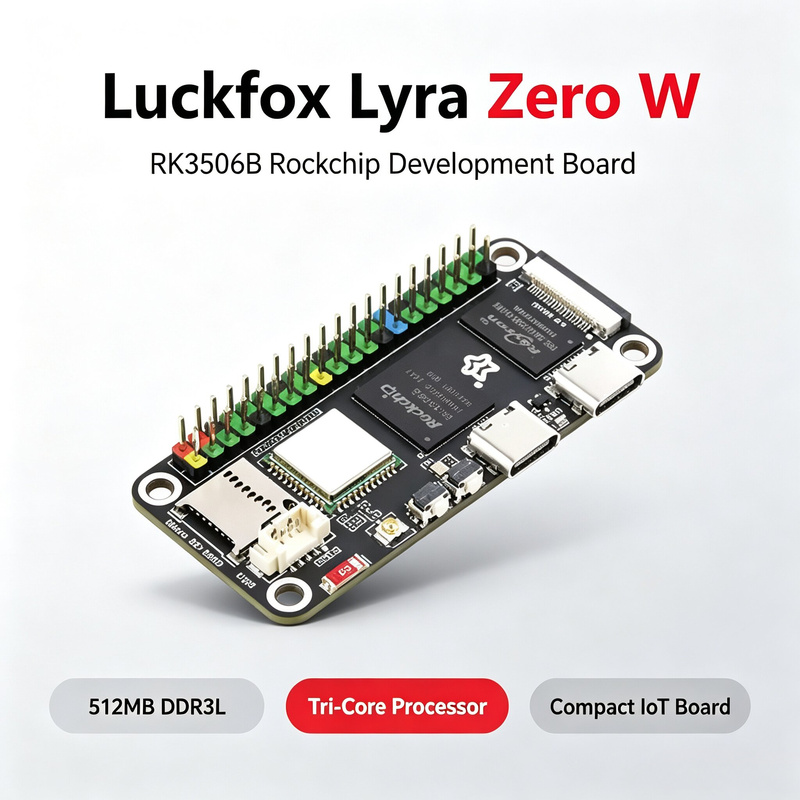Placa Linux Luckfox Lyra Zero  - Pi Display reseña y precio