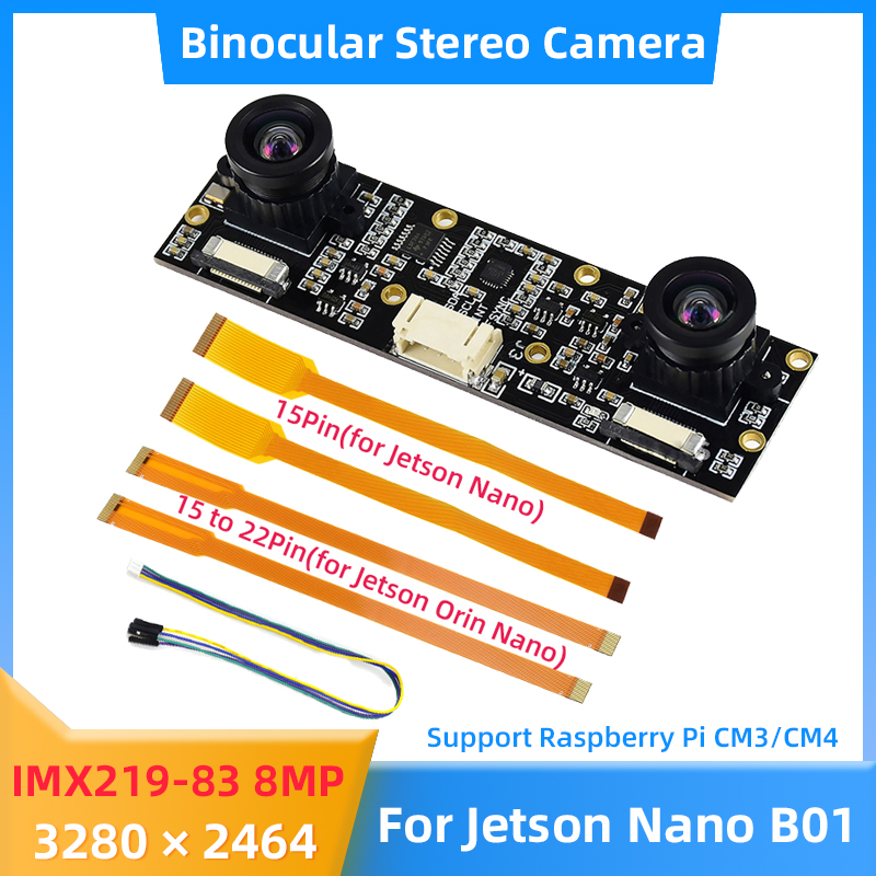 Cámara Binocular IMX219 de 8MP - Pi Camera Module reseña y precio