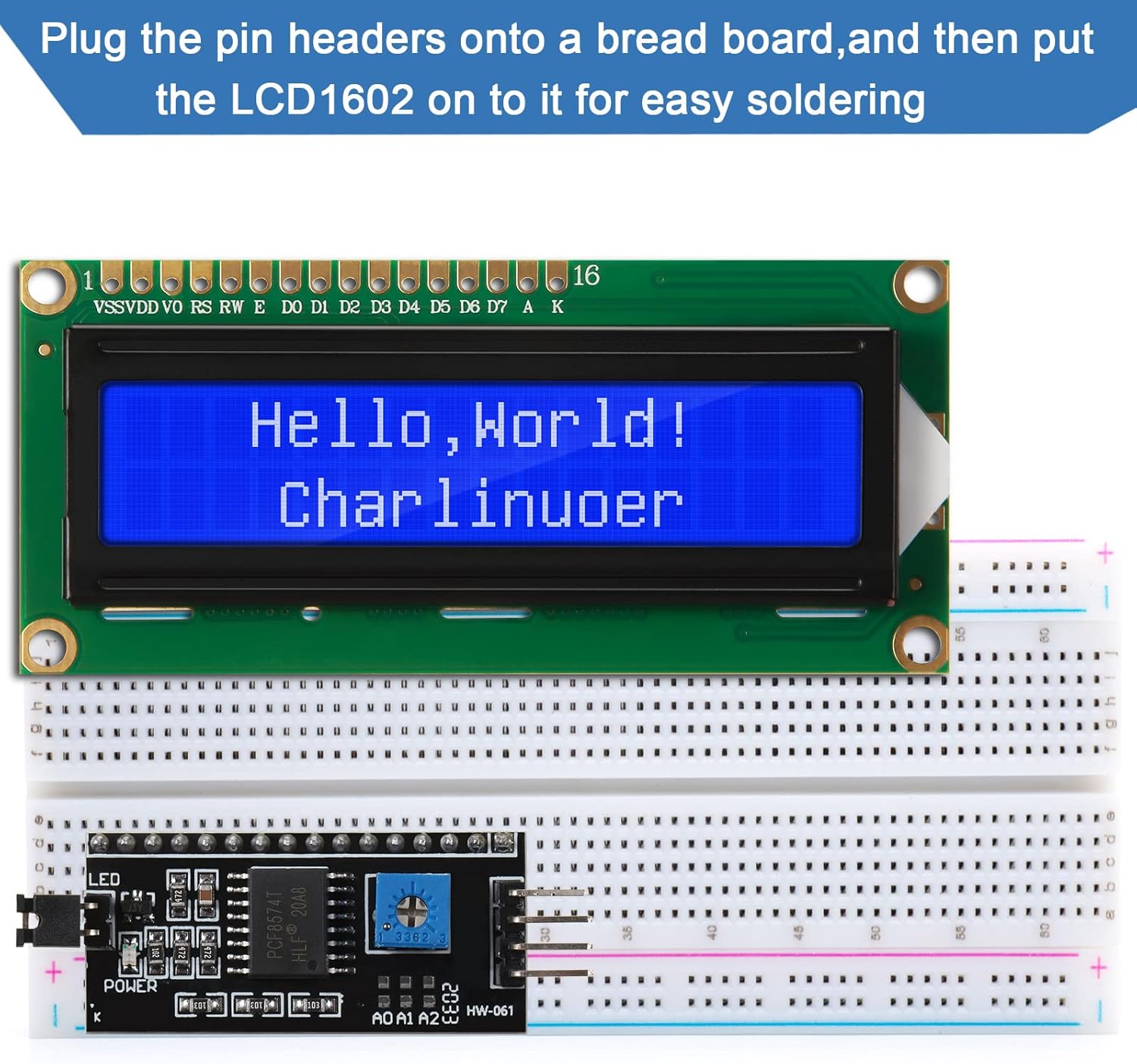 1 Set de Módulo LCD 1602 20*4  - Pi Display reseña y precio