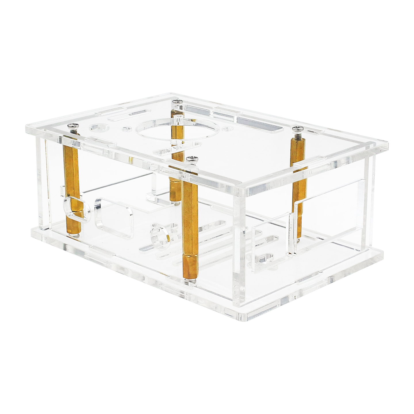 Carcasa acrílica transparente  - Pi 4 Case reseña y precio